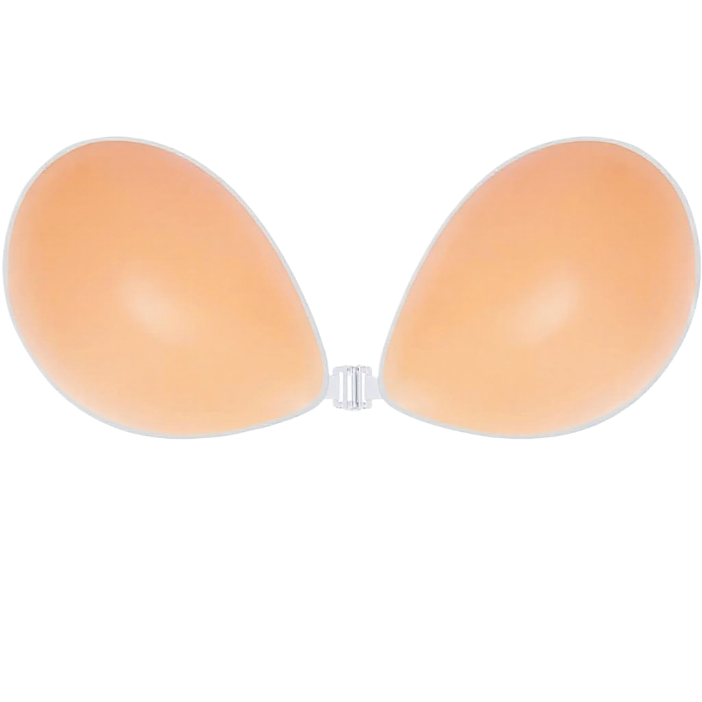 Strapless Bra Adhesive - Push-Up Wire-Free Solid Silicone Bra Reusable