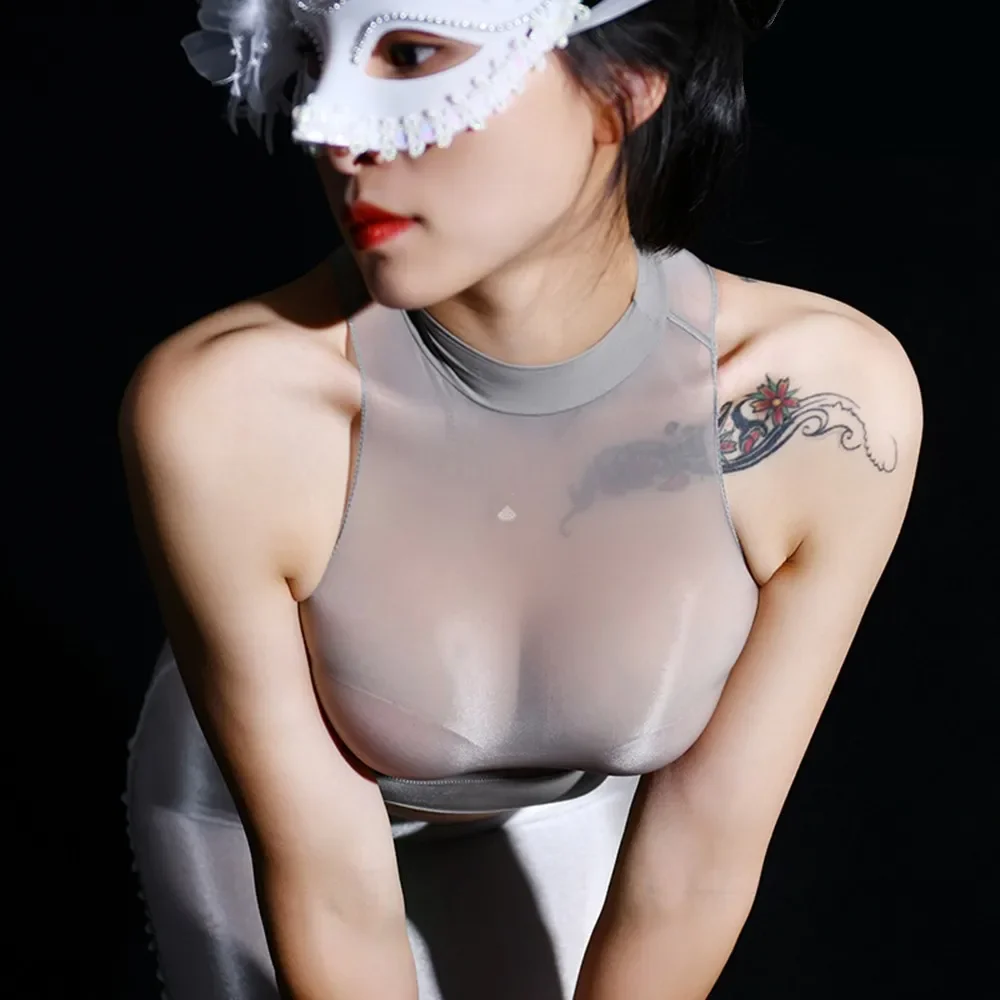 Sheer Tops Shiny Soft Womens F - đánh giá và giá Sheer Mesh Bra