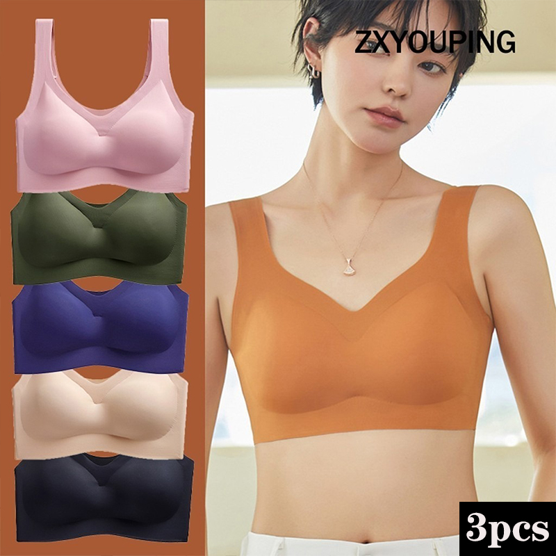 3PCS Sexy Sports Bra Seamless  - đánh giá và giá Underwire Bra Padded