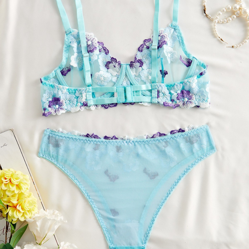 Bikini lingerie set with sheer - đánh giá và giá Sheer Bra Lace