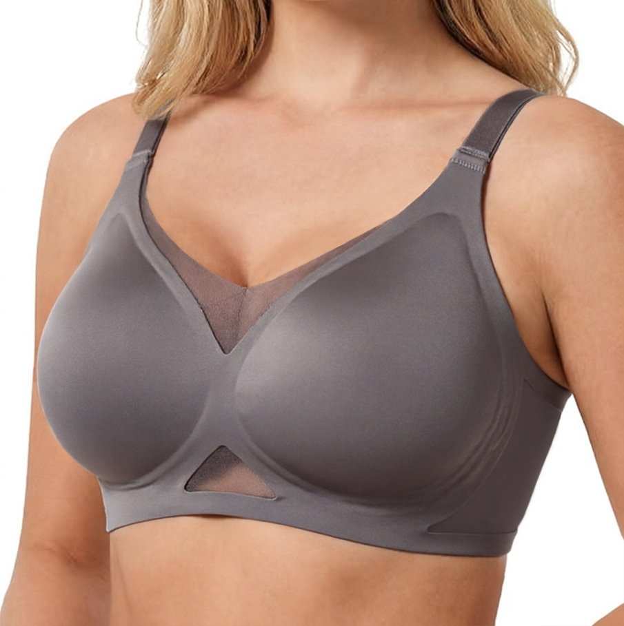 Women's Seamless Wire-Free Bra - đánh giá và giá Sheer Mesh Bra