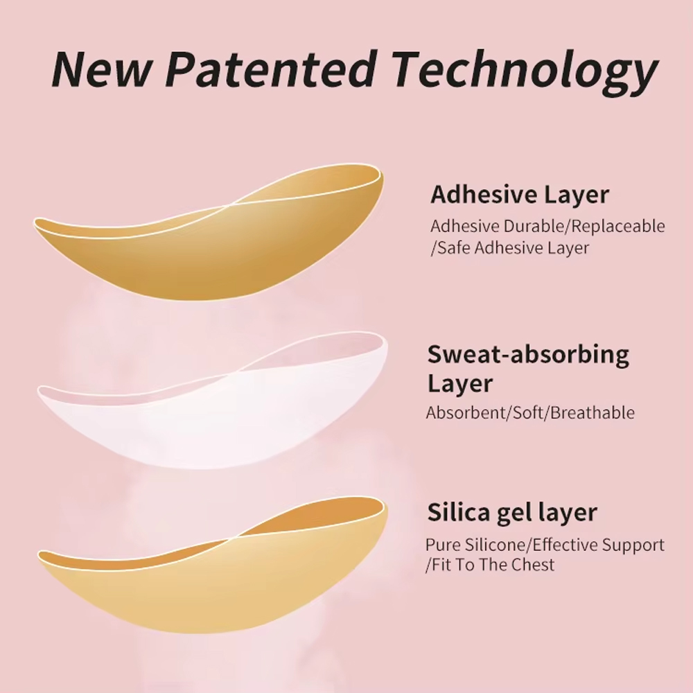 Cleavage Lift Silicone Stick-o - đánh giá và giá Backless Bra Sticky